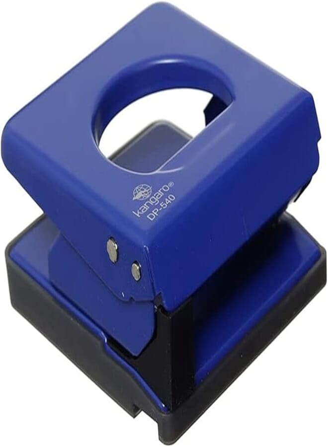 Kangaroo dp-540 metal paper punch - blue